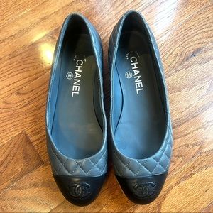 Chanel Quilted Ballet Flats